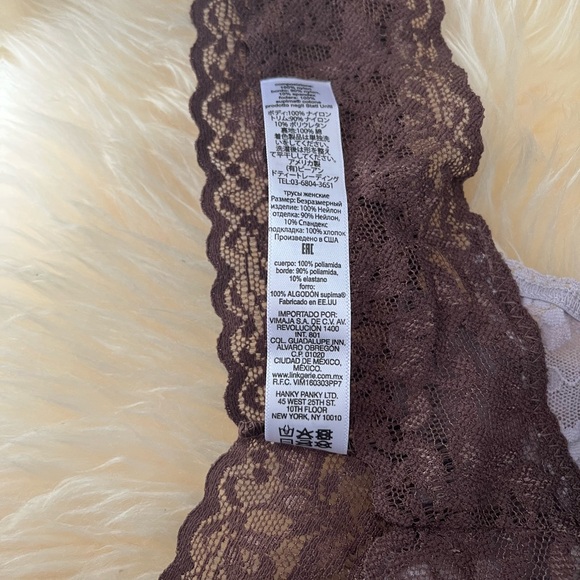 NIB Hanky Panky Signature set of three stretch-lace low-rise thongs $85 - Picture 4 of 9
